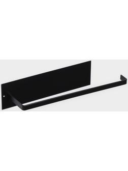 Держатель для полотенец Доляна, 28×6×7 см, цвет чёрный