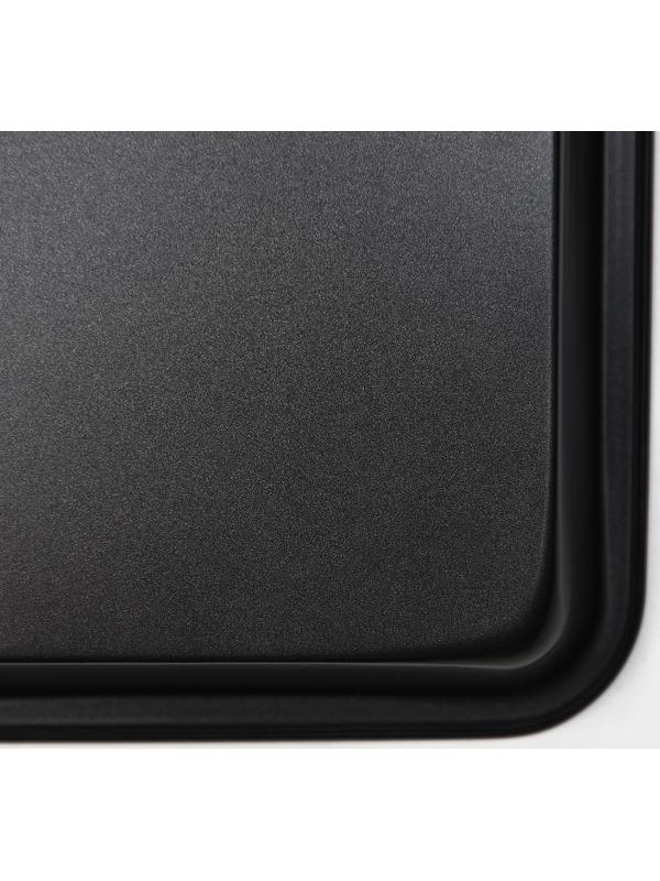 Противень Доляна «Жаклин. Прямоугольник», 30×20×5 см, антипригарное покрытие, цвет чёрный