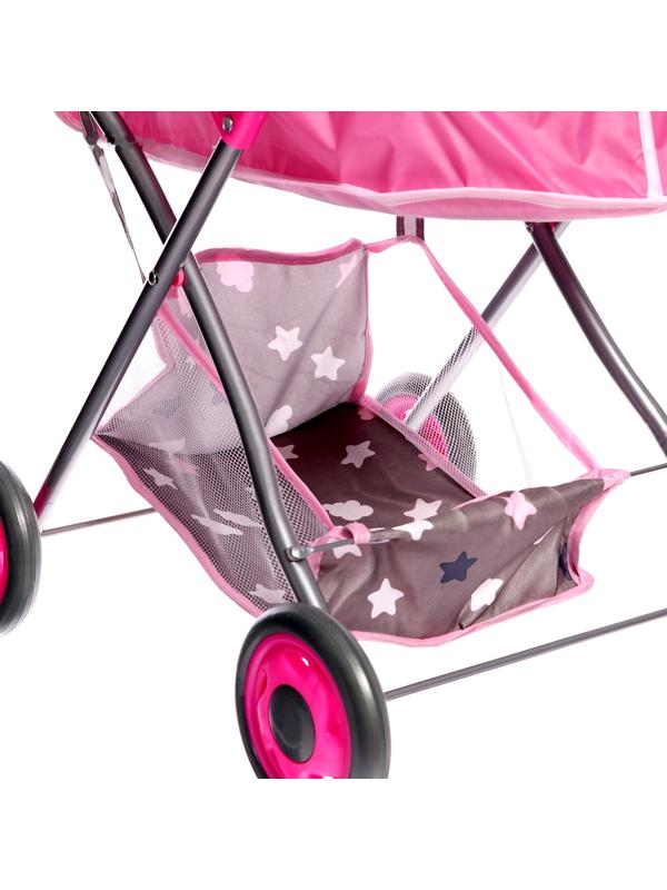 Коляска для кукол «Сладкий зайчик» универсальная, с корзиной и сумкой