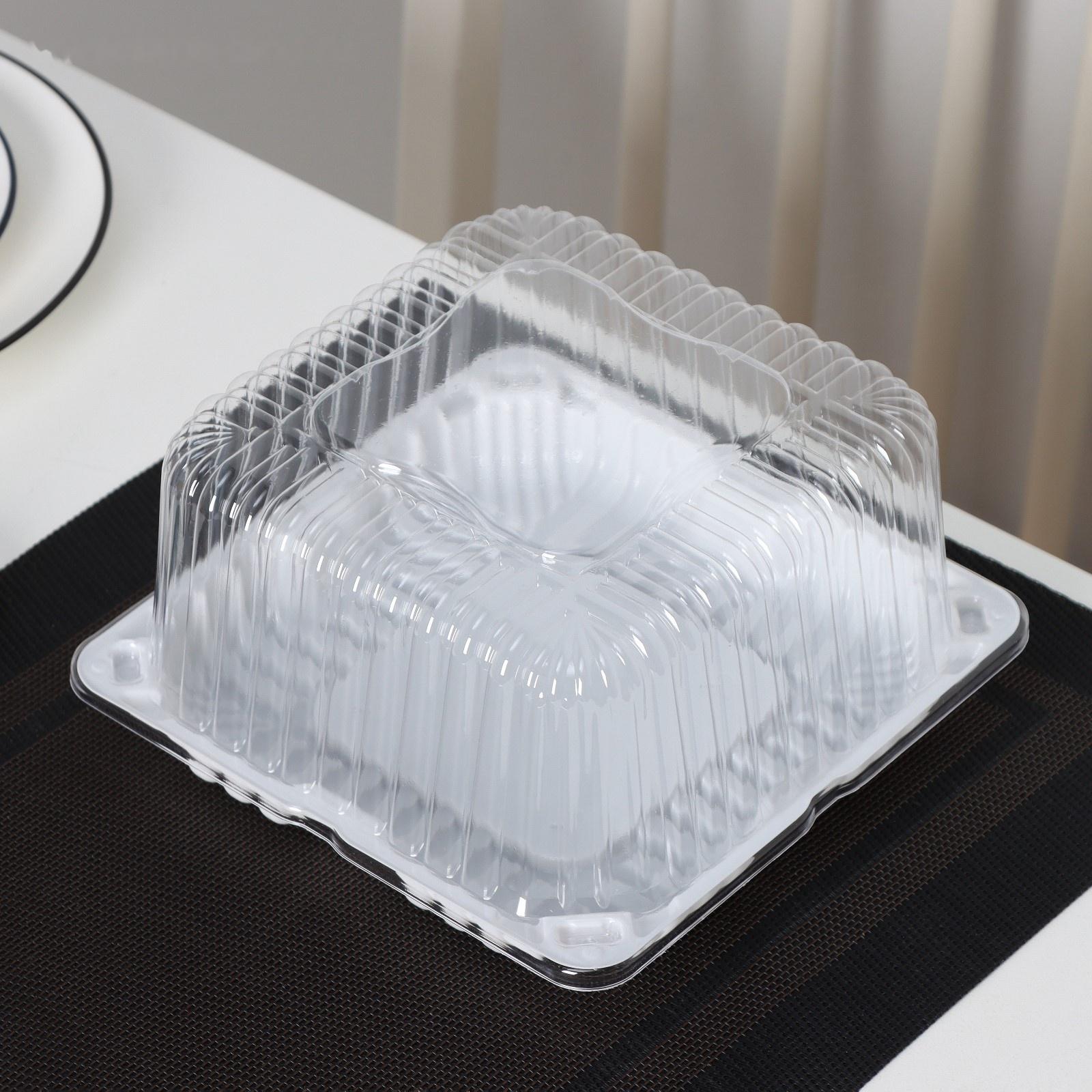 Тортовница одноразовая ИП-43, крышка 18,5×18,5×10,5 см, внутренний 16×16×10 см, 480 шт/уп