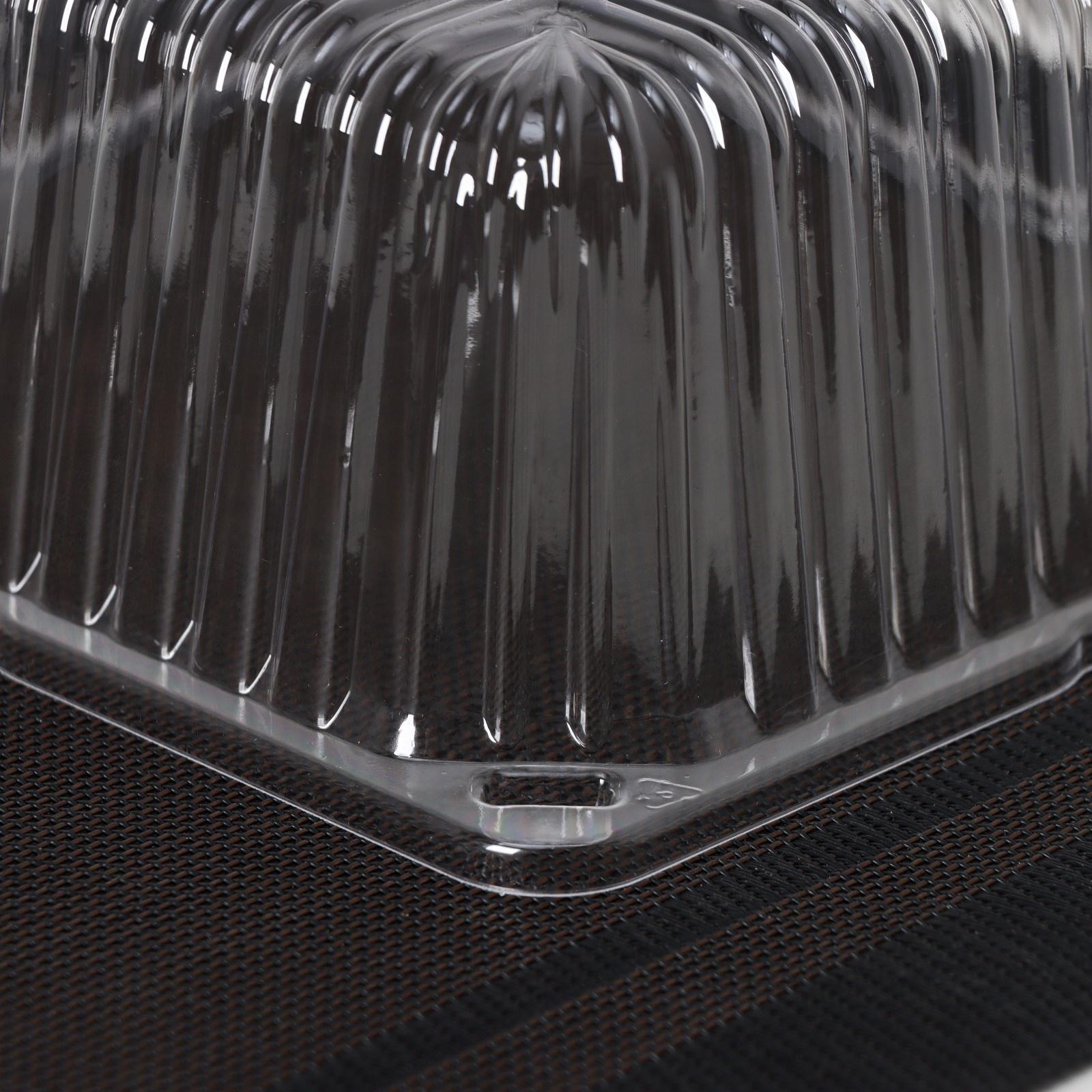 Тортовница одноразовая ИП-43, крышка 18,5×18,5×10,5 см, внутренний 16×16×10 см, 480 шт/уп