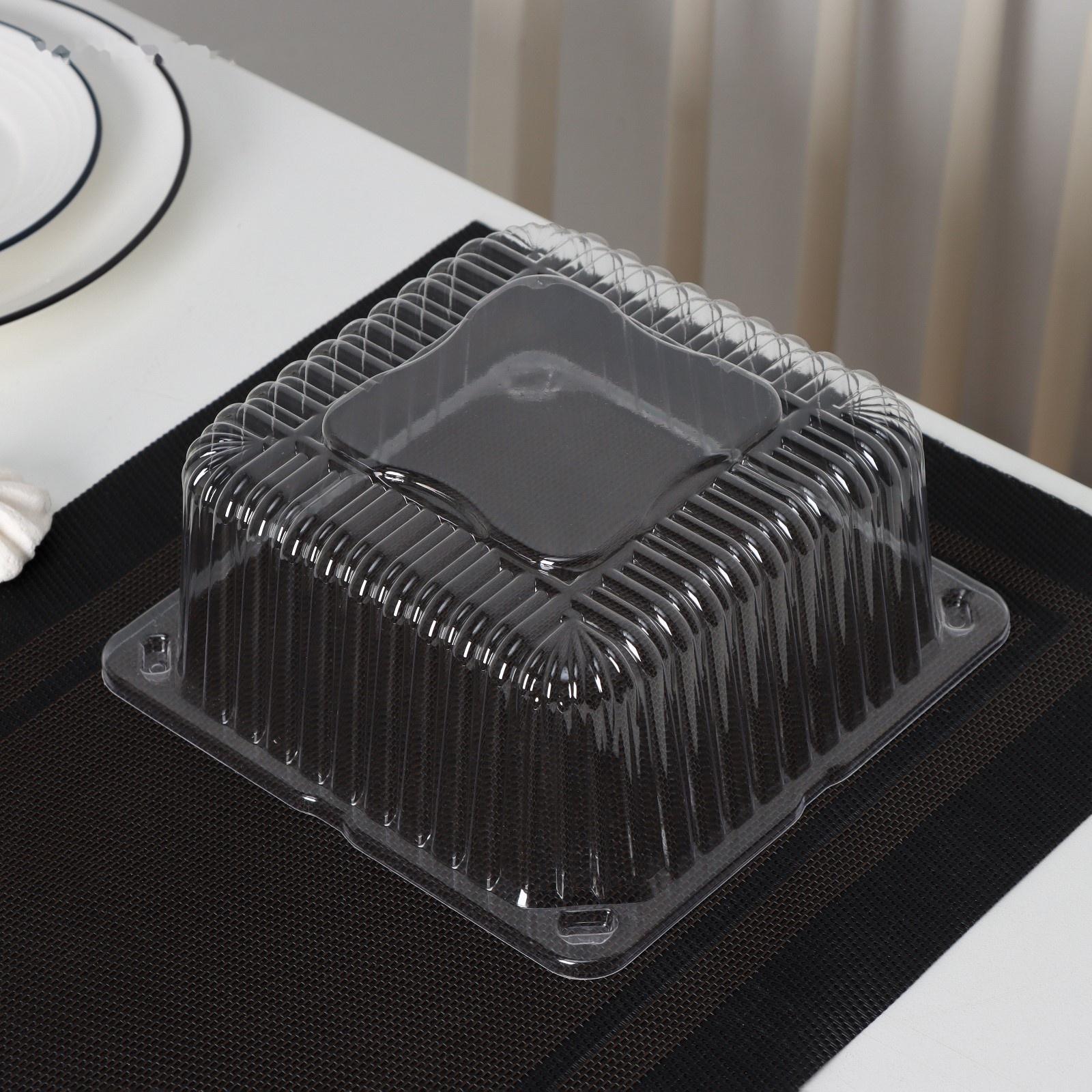 Тортовница одноразовая ИП-43, крышка 18,5×18,5×10,5 см, внутренний 16×16×10 см, 480 шт/уп