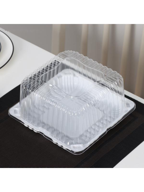 Тортовница одноразовая ИП-43, дно 18,5×18,5×10,5 см, внутренний 16×16×10 см, 480 шт/уп