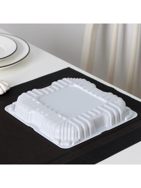 Тортовница одноразовая ИП-43, дно 18,5×18,5×10,5 см, внутренний 16×16×10 см, 480 шт/уп