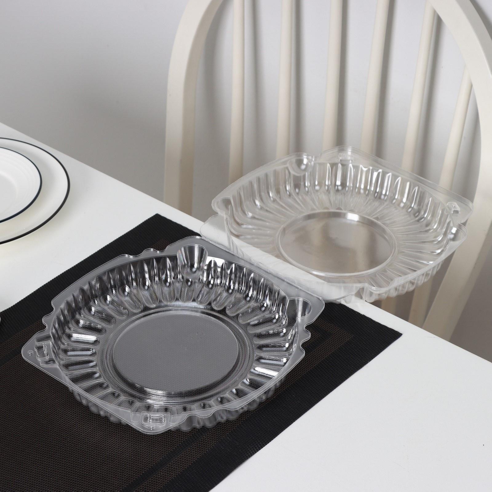 Тортовница одноразовая с неразьёмной крышкой ИП-52Н, 23×6 см, внутренний 21×5,5 см, 240 шт/уп