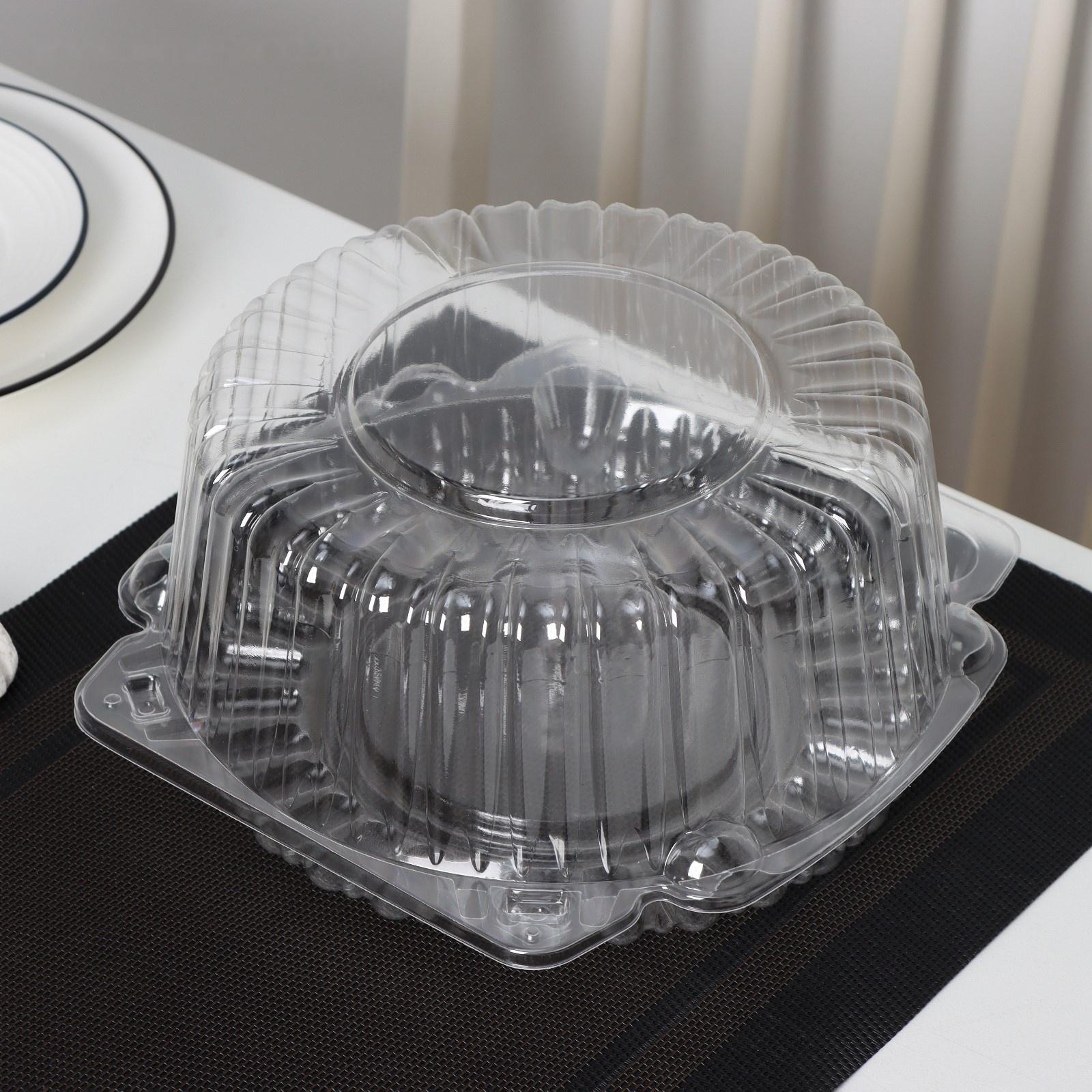 Тортовница одноразовая с неразьёмной крышкой ИП-52В, 23×11 см, внутренний 21×10,5 см, 150 шт/уп