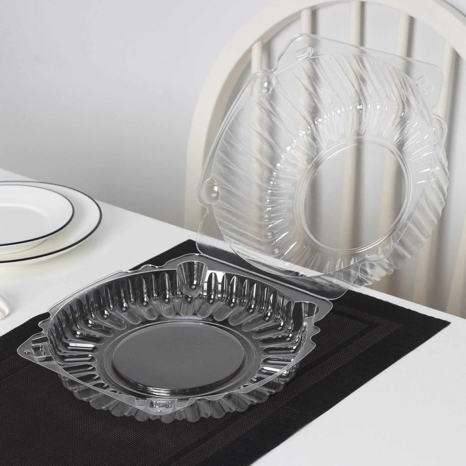 Тортовница одноразовая с неразьёмной крышкой ИП-52В, 23×11 см, внутренний 21×10,5 см, 150 шт/уп