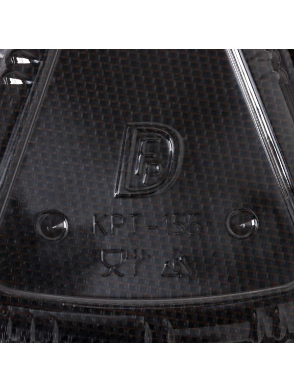 Контейнер одноразовый с неразьёмной крышкой для кусочка торта, 8,5×11,5×6,5 см, 200 шт/уп.