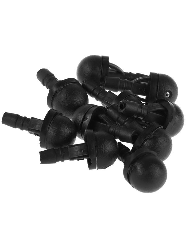 Жиклер омывателя круглый, 1-й, черный, защёлка