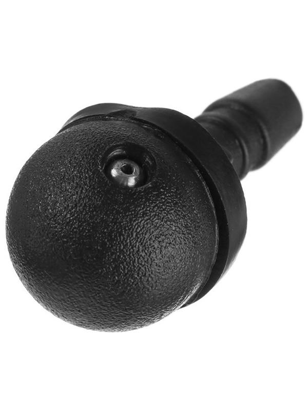 Жиклер омывателя круглый, 1-й, черный, защёлка