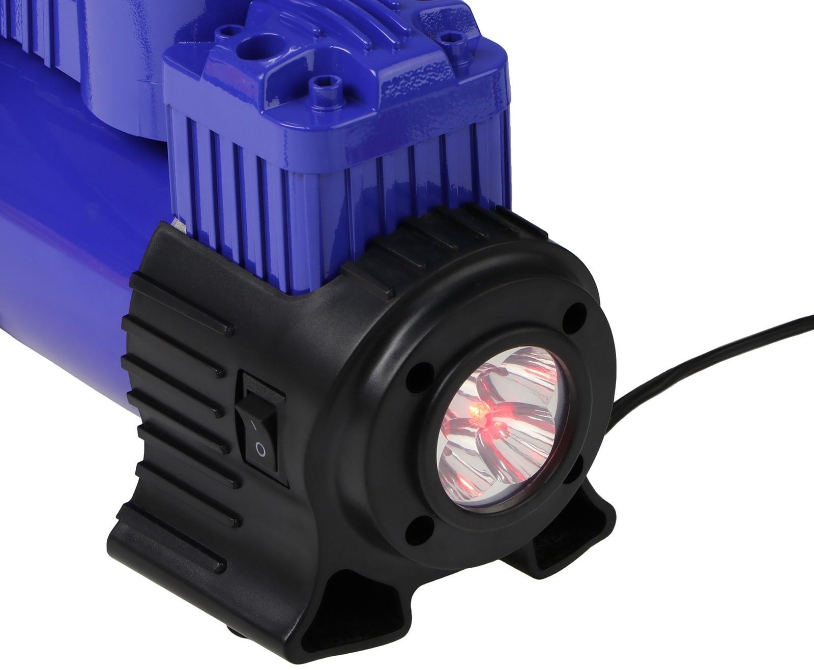 Компрессор автомобильный МАЯКАВТО АС-514ма, двухпоршневой, усиленный, с LED-фонарем, кейс