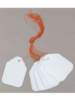 Бирки садовые для маркировки, 6,5 × 5 см, набор 20 шт., пластик, белые, Greengo