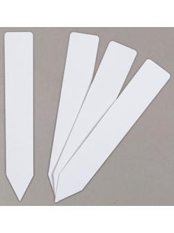 Бирки садовые для маркировки, 15 см, набор 10 шт., пластик, белые, Greengo