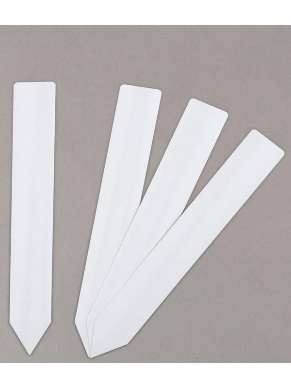 Бирки садовые для маркировки, 20 см, набор 10 шт., пластик, белые, Greengo