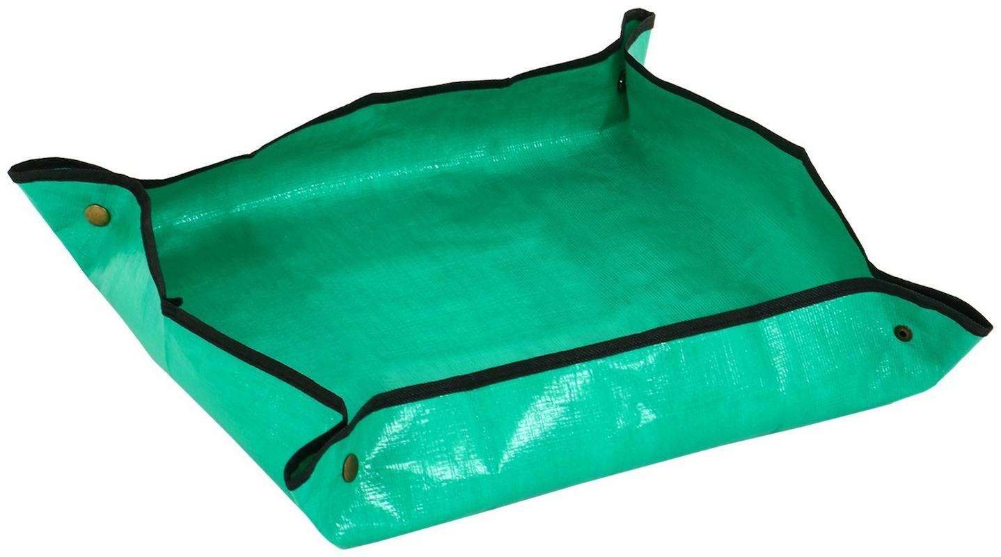 Поддон для рассады, 50 × 50 см, складной, зелёный