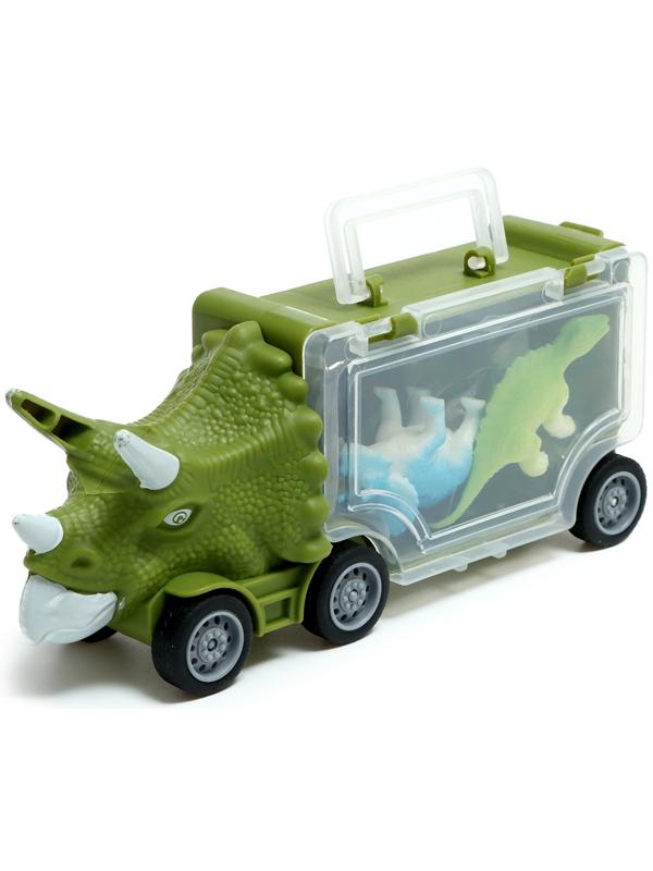 Набор грузовиков DINO, 3 шт, с динозаврами
