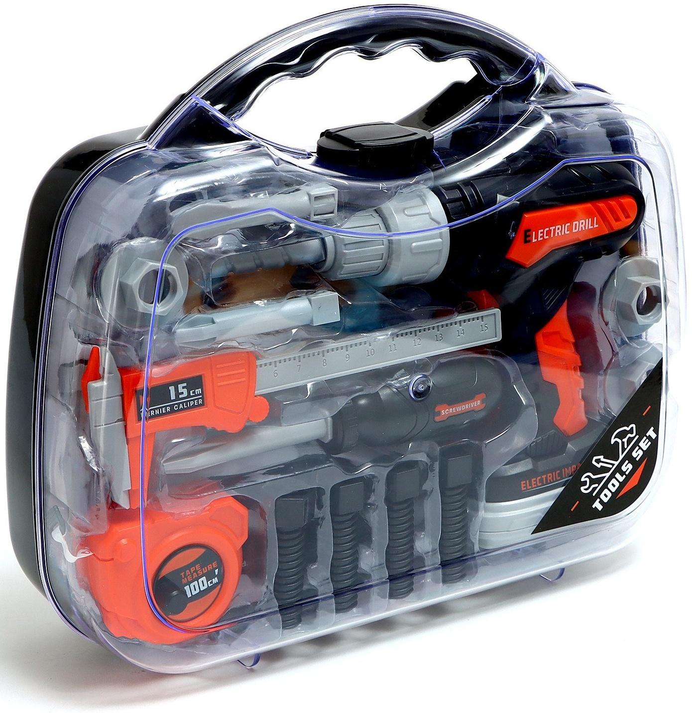 Набор инструментов в чемодане «Мастер», 23 предмета