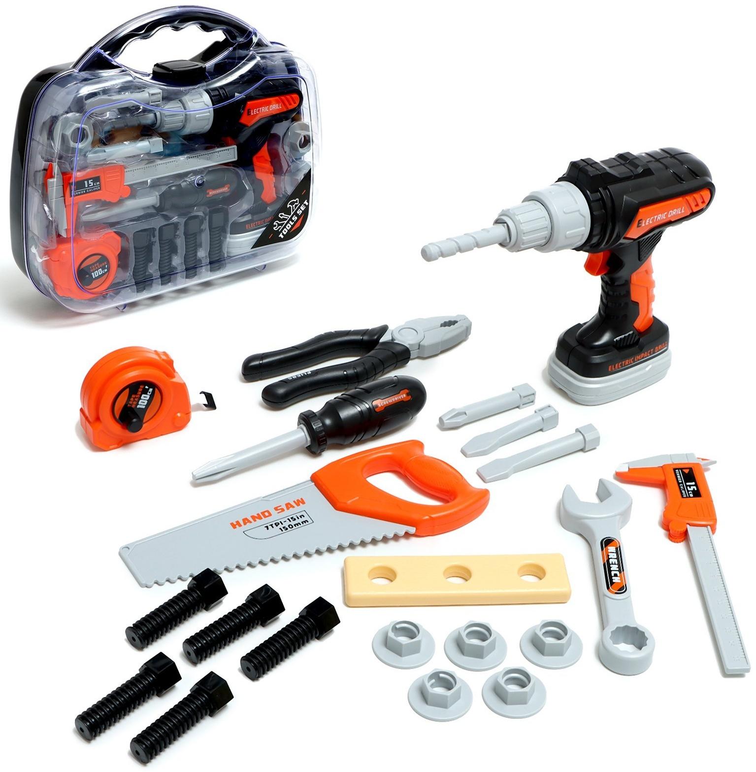 Набор инструментов в чемодане «Мастер», 23 предмета