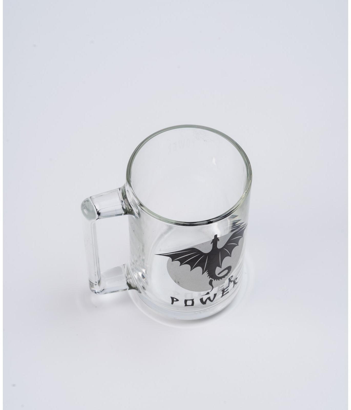 Кружка «Драконы», стеклянная, 320 мл, рисунок микс
