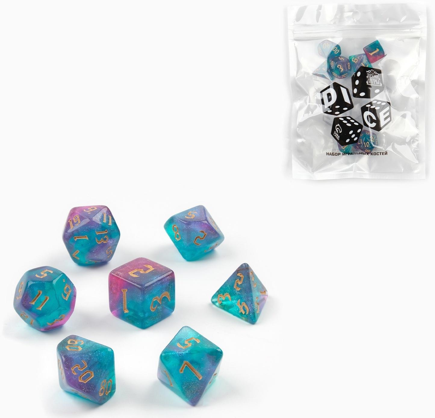 Набор кубиков для D&D (Dungeons and Dragons, ДнД) 