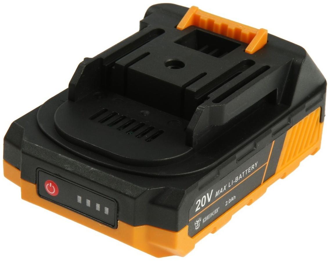 Пила сабельная аккумуляторная DEKO DKRS20, 20 В, 2х2 Ач, 2800 об/мин, ход 20 мм