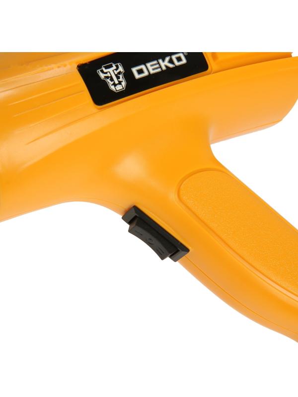 Строительный фен DEKO HG2000W, 2000 Вт, 350/500 °С, защита от перегрева