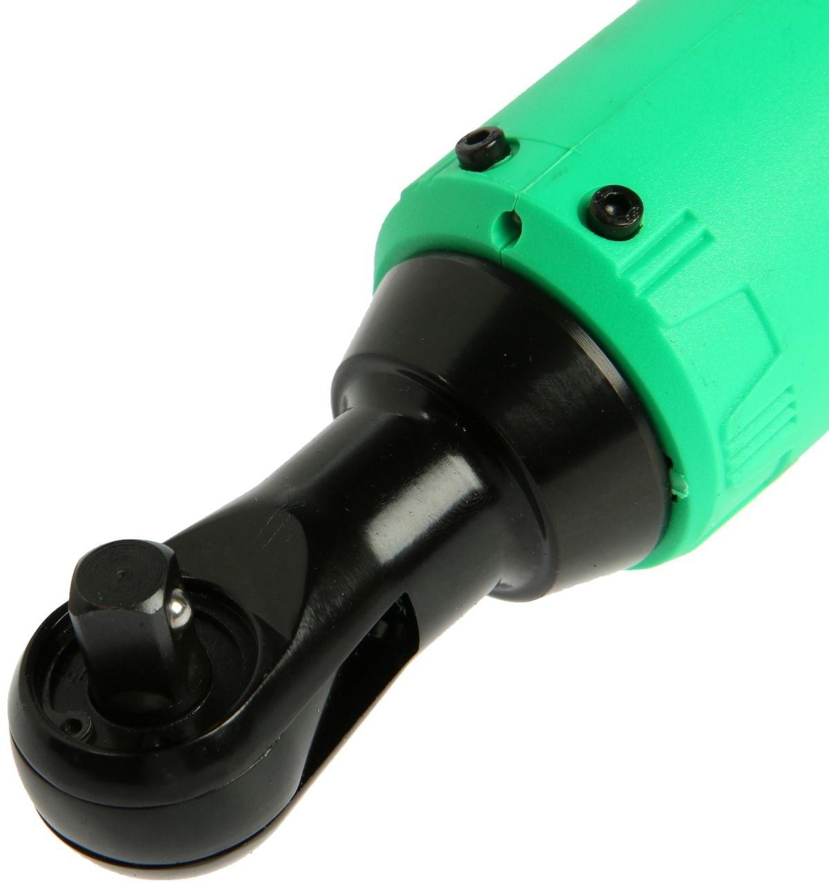 Трещотка аккумуляторная Zitrek ZKRW12, 12 B, 2х2 Ач, Li-Ion, 450 об/мин, 61 Нм, 3/8