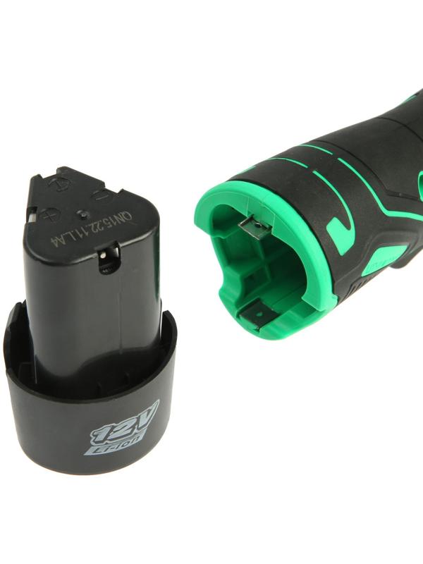 Трещотка аккумуляторная Zitrek ZKRW12, 12 B, 2х2 Ач, Li-Ion, 450 об/мин, 61 Нм, 3/8