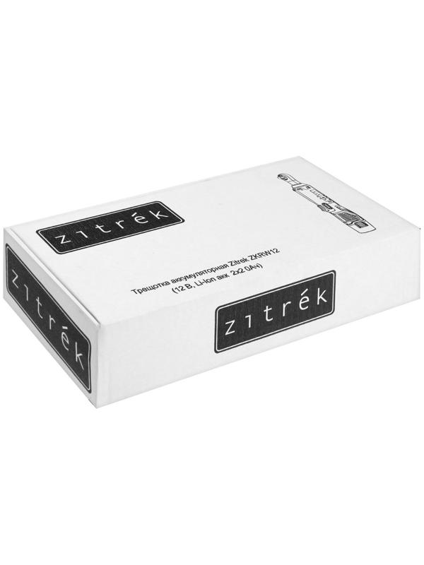 Трещотка аккумуляторная Zitrek ZKRW12, 12 B, 2х2 Ач, Li-Ion, 450 об/мин, 61 Нм, 3/8