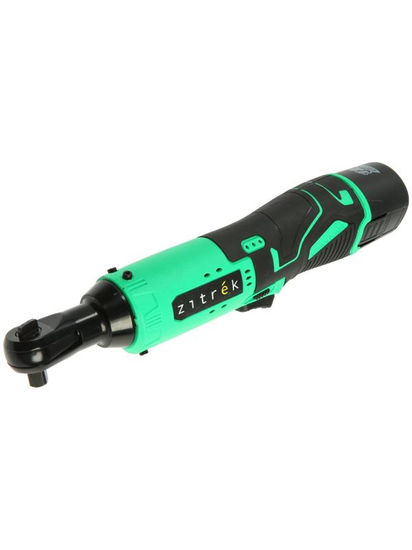 Трещотка аккумуляторная Zitrek ZKRW12, 12 B, 2х2 Ач, Li-Ion, 450 об/мин, 61 Нм, 3/8