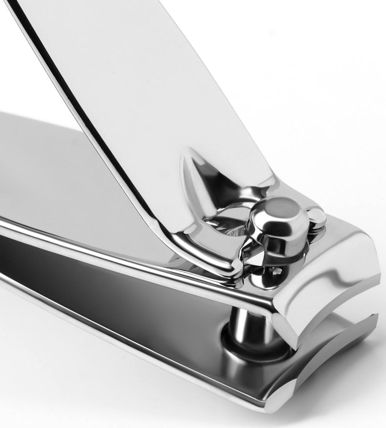 Кусачки-книпсер маникюрные, в форме ножниц, 7,5 см, цвет серебристый