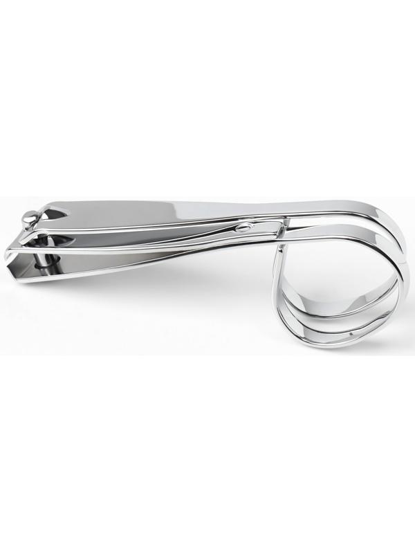 Кусачки-книпсер маникюрные, в форме ножниц, 7,5 см, цвет серебристый