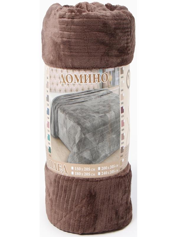 Плед Домино 150х205см, велсофт 250г/м, пэ100%
