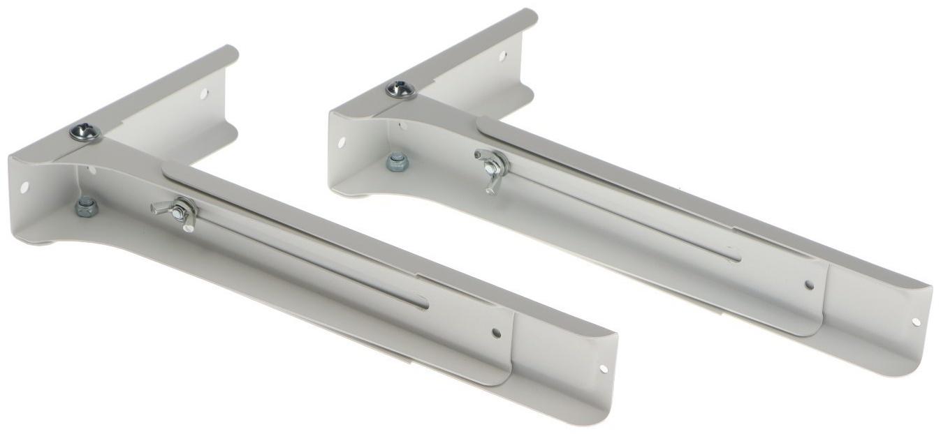 Кронштейн Doffler MW12W, для микроволновой печи, регулируемый, до 40 кг, 300-420 мм, белый