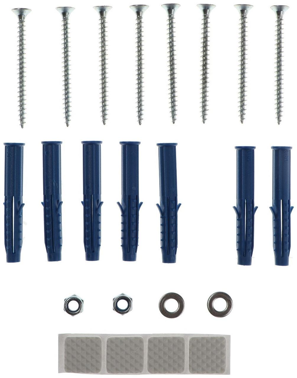 Кронштейн Doffler MW12W, для микроволновой печи, регулируемый, до 40 кг, 300-420 мм, белый