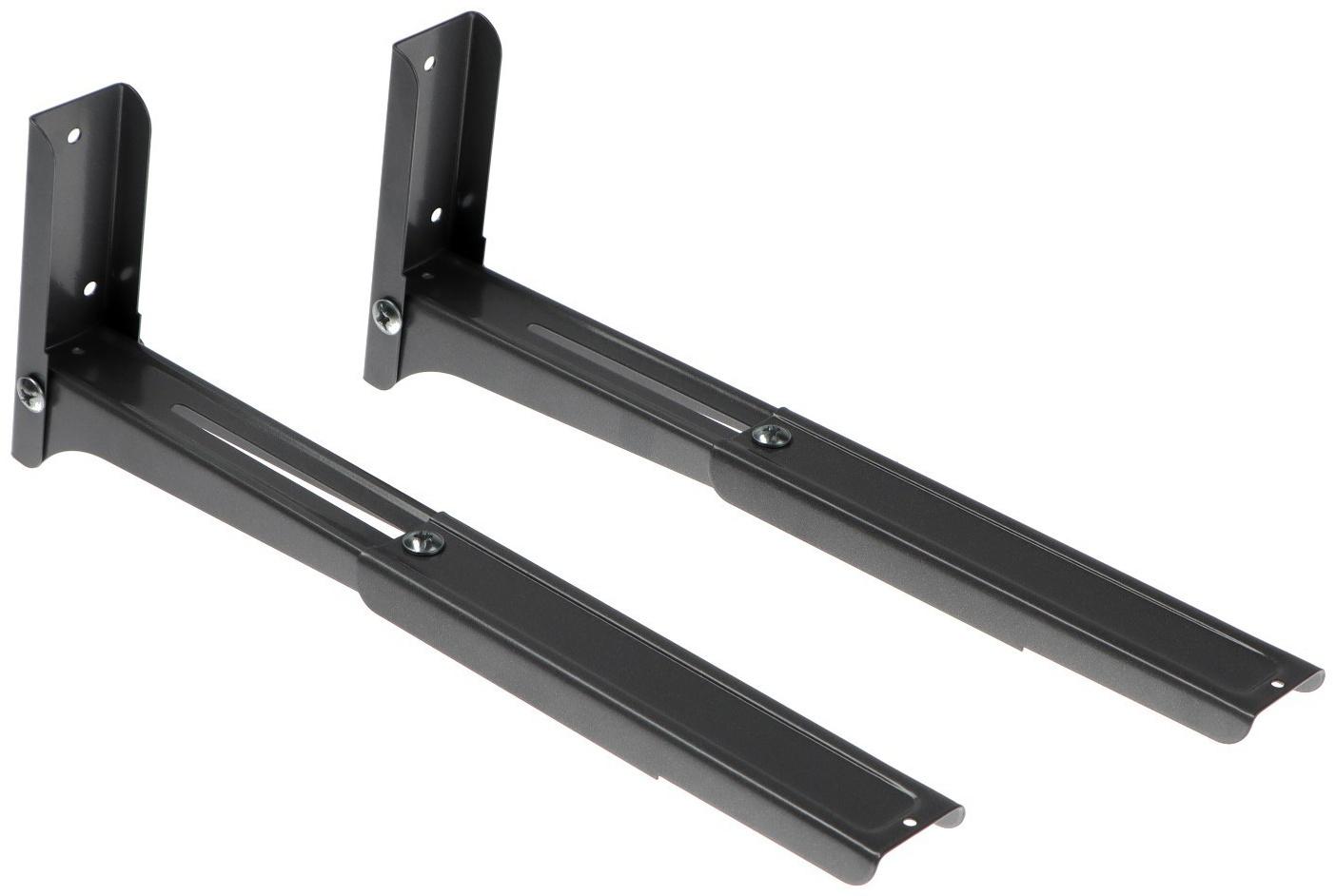 Кронштейн Doffler MW12S, для микроволновой печи, регулируемый, до 40 кг, 300-420 мм, графит