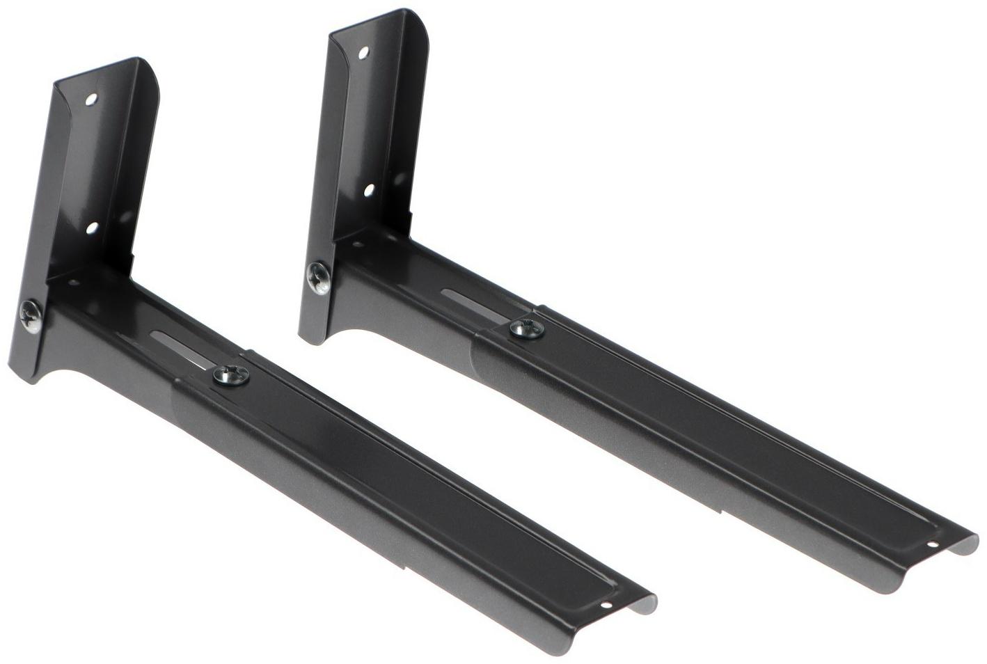 Кронштейн Doffler MW12S, для микроволновой печи, регулируемый, до 40 кг, 300-420 мм, графит