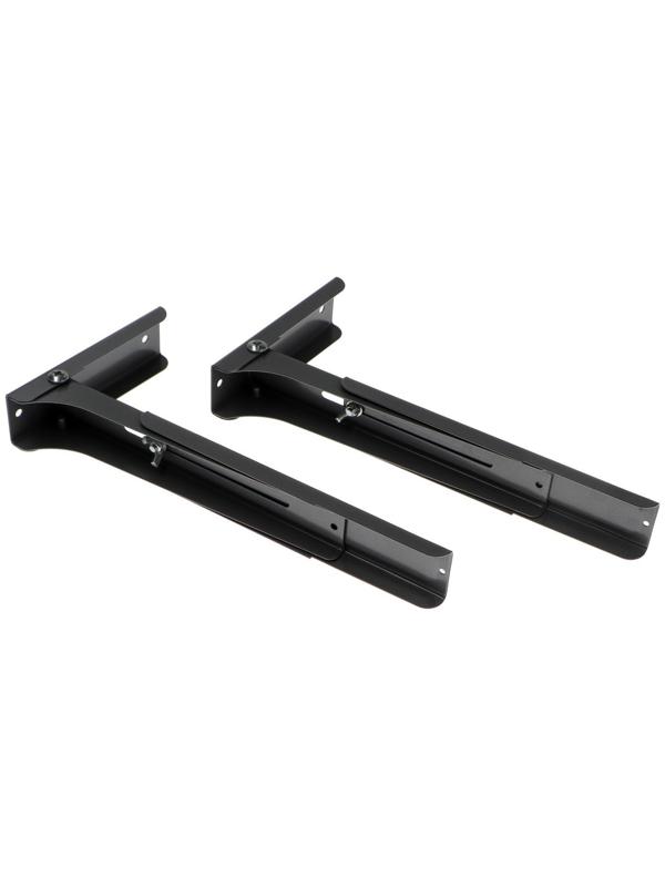 Кронштейн Doffler MW12S, для микроволновой печи, регулируемый, до 40 кг, 300-420 мм, графит