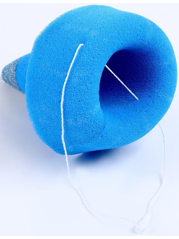 Карнавальный колпак «Клоун», на резинке, поролон, цвет синий
