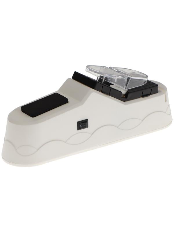 Ножеточка LuazON LTE-002, электрическая, для ножей/ножниц/отверток, 60 Вт, USB, белая