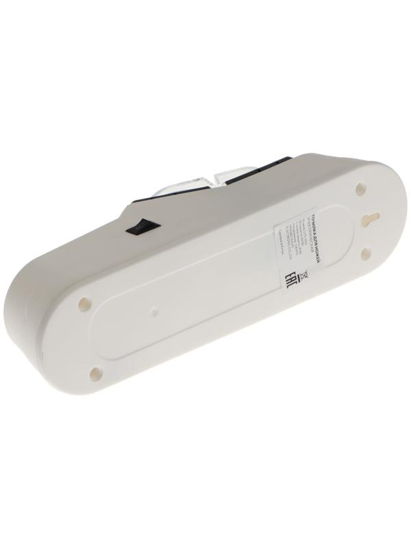 Ножеточка LuazON LTE-002, электрическая, для ножей/ножниц/отверток, 60 Вт, USB, белая