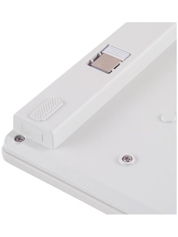 Клавиатура + мышь Оклик 240M клав:белый мышь:белый USB беспроводная slim Multimedia (1091258   10046