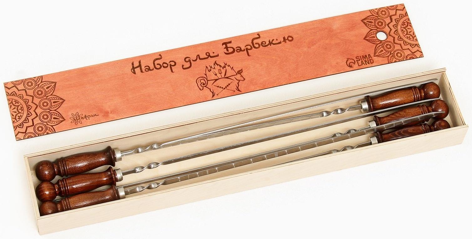 Набор с шампурами подарочный 