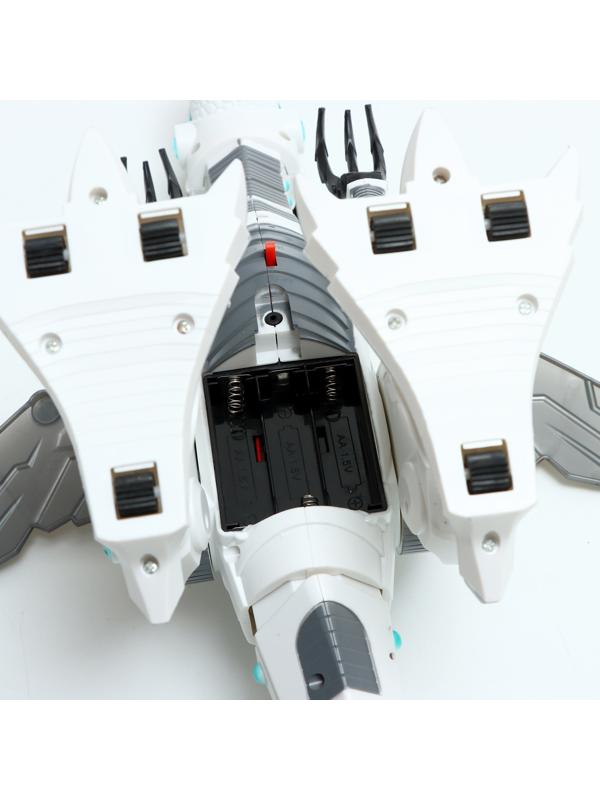 Робот дракон, на пульте управления, интерактивный: музыкальный, пар, звук, свет, на батарейках