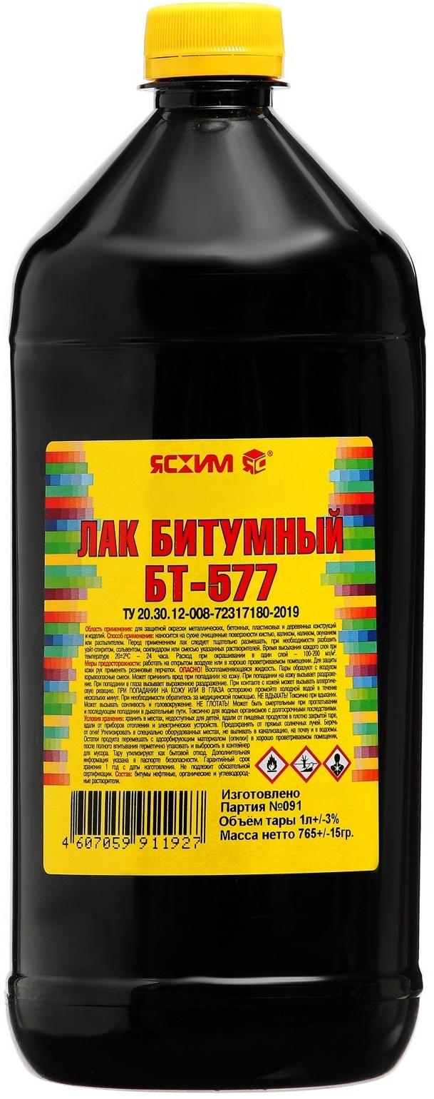 Лак БТ 577, Чёрный, 1л