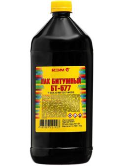 Лак БТ 577, Чёрный, 1л