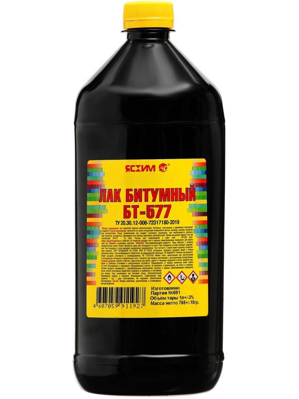 Лак БТ 577, Чёрный, 1л