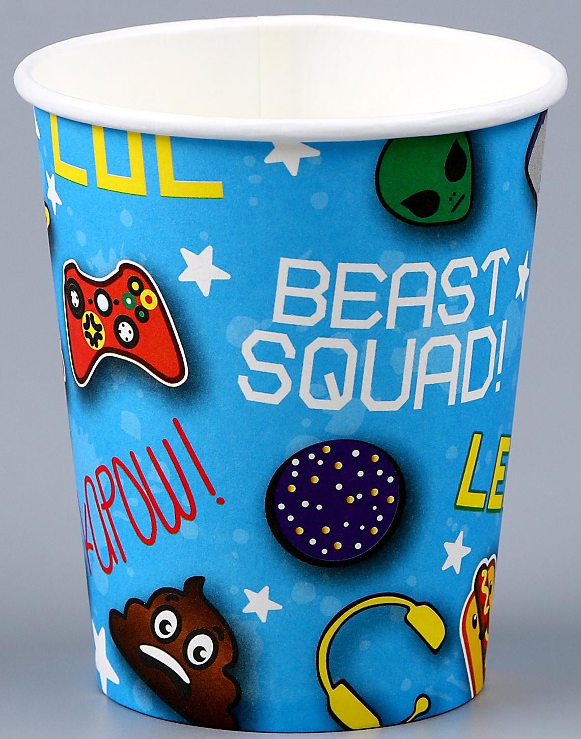 Стакан бумажный «День рождения», в наборе 6 шт.