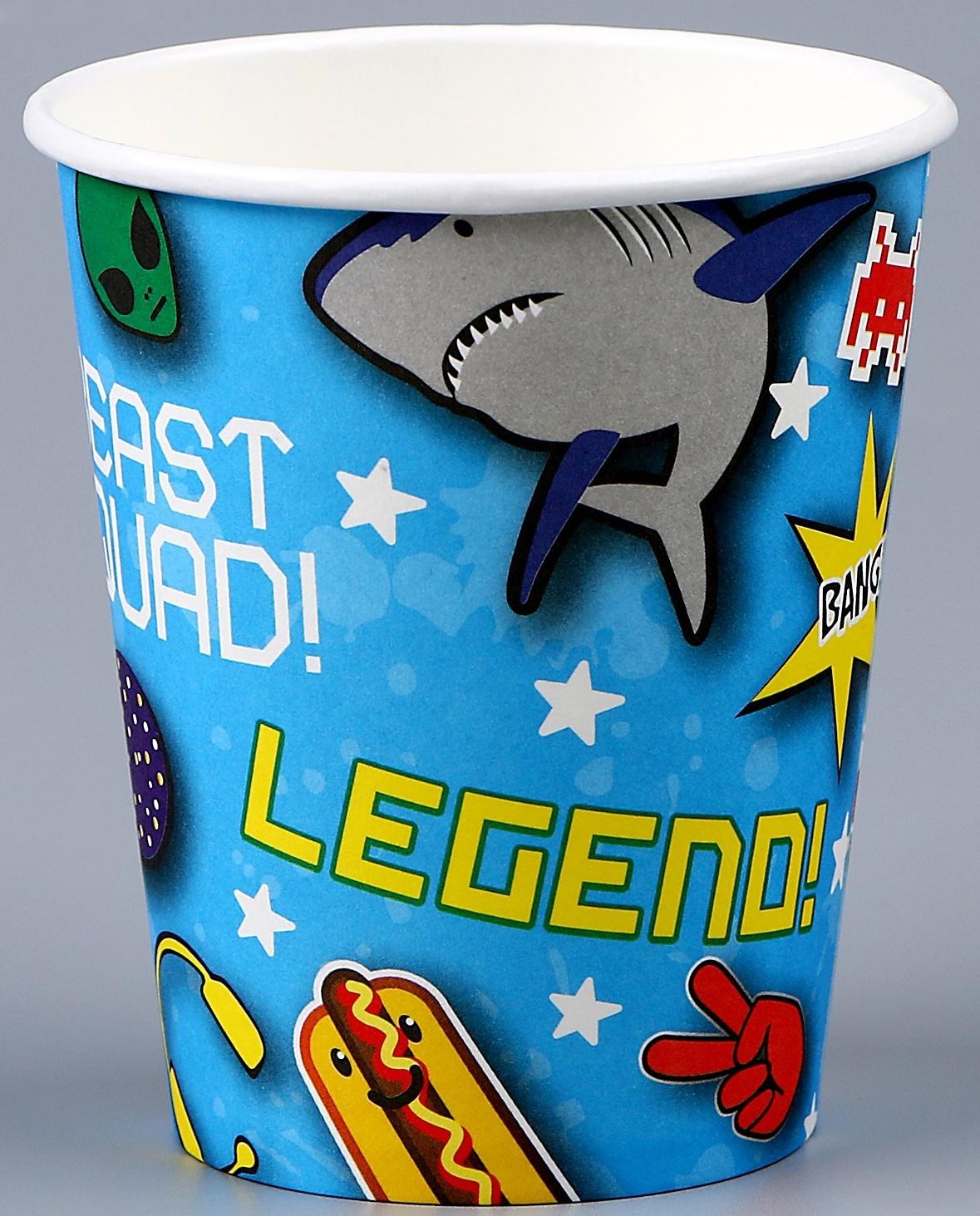 Стакан бумажный «День рождения», в наборе 6 шт.