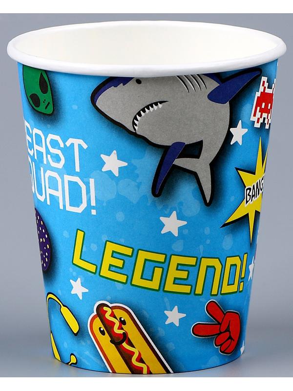 Стакан бумажный «День рождения», в наборе 6 шт.